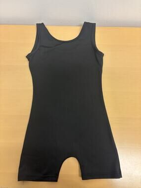girls Black bodysuit Size 5 And Up Pre Owned